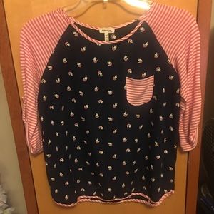 Navy Blue Monteau Shirt